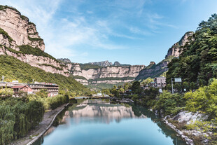 河南太行山山水风光自然风景