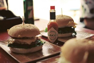 美味汉堡套餐展示