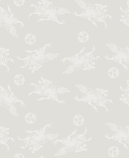 浅米色底抽象动物花纹图案