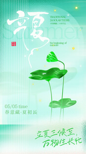立夏海报