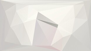 白色几何立体折纸造型