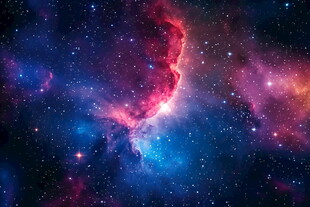 梦幻绚丽的宇宙星云景观