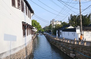 苏州古城水上游