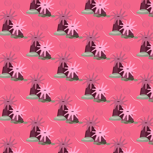 粉色珊瑚图案背景纹理