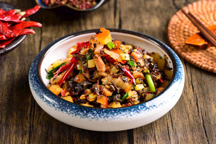 美味农家豆豉炒肉