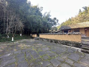 乡村古朴庭院外景