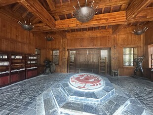 木质古风室内空间展示