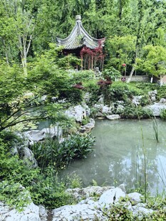 中式园林景观中的静谧小景