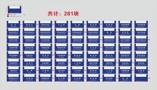 公司铝型材科室牌
