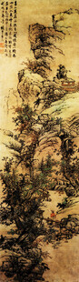 传统水墨山水国画作品