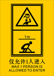 允许一人进入