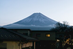 富士山下的静谧民居