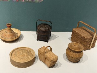 传统竹制器具展示
