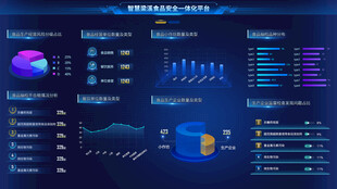 科技感数据可视化界面