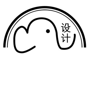 简约大象设计图标
