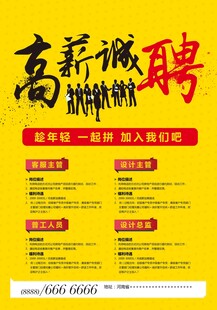 招聘海报