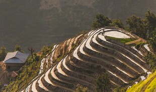 壮观梯田美景