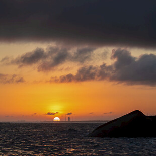 海上日落美景