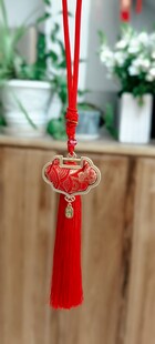 中式红色流苏挂饰