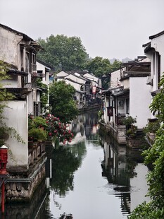 江南水乡古巷小河美景