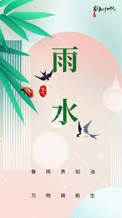 雨水海报