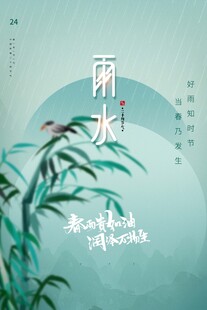 雨水海报