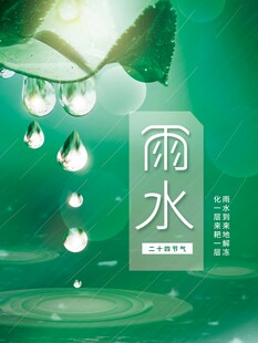 雨水海报