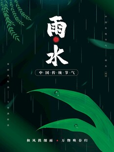 雨水海报