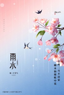 雨水海报