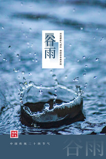 雨水海报