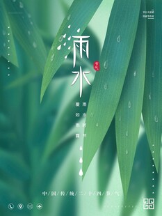雨水海报
