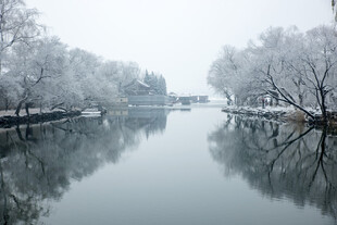 户外景观颐和园雪景