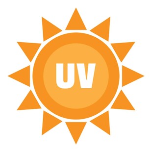 太阳图标中的UV标识