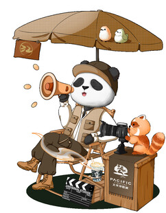 卡通熊猫