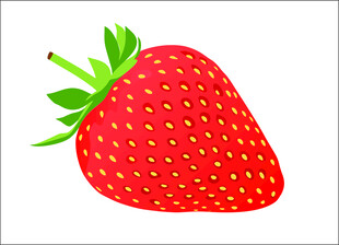 草莓矢量图
