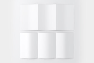 空白三折页宣传画册设计展示样机