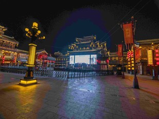古城夜景 