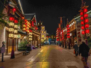 古街夜景 