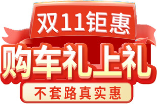 双11购车钜惠礼上礼
