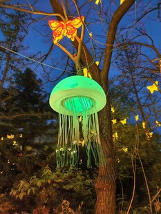 梦幻夜光水母形户外装饰