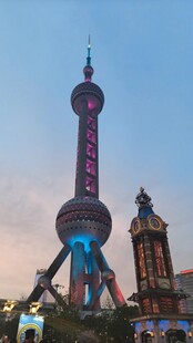 上海东方明珠璀璨夜景