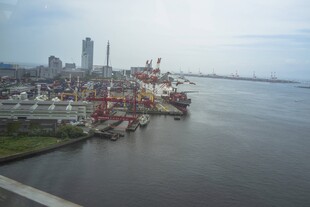 日本港口俯瞰景象