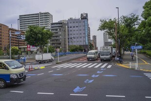 日本城市道路街景