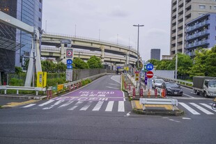 日本道路与高架桥景观