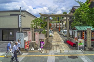 日式街道场景 