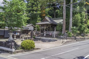 日本传统神社外景