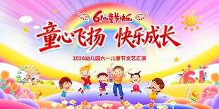 六一儿童节展板