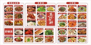 美食菜单展示 灯箱