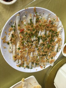 沙虫蒸粉丝
