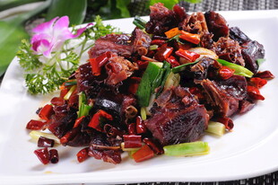 干煸酱板鸭